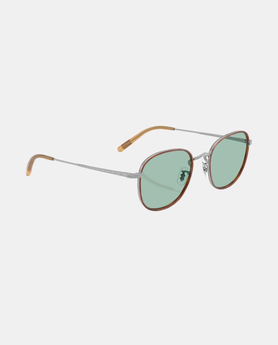 Gafas de sol OV1375T MEHR unisex ovalada en metal - Oliver Peoples - Plata Plata-7