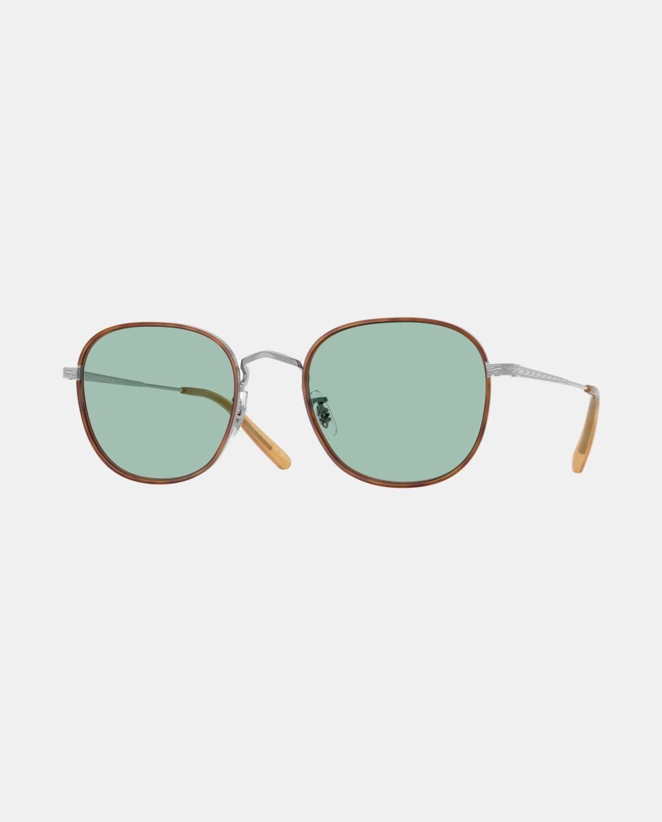 Gafas de sol OV1375T MEHR unisex ovalada en metal - Oliver Peoples - Plata Plata-9