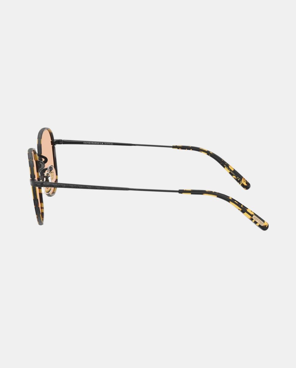 Gafas de sol OV1375T MEHR unisex ovalada en metal - Oliver Peoples - Negro Negro-3