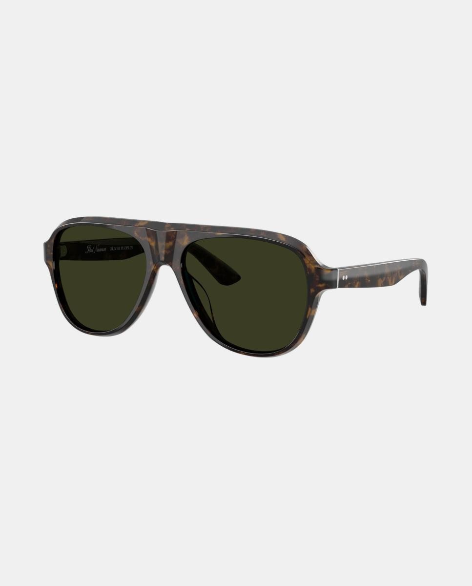 Imagen 8 de Gafas de sol OV5581SU PAUL NEWMAN SUN de hombre piloto en acetato con lente polarizada - Oliver Peoples - Marrón Marrón