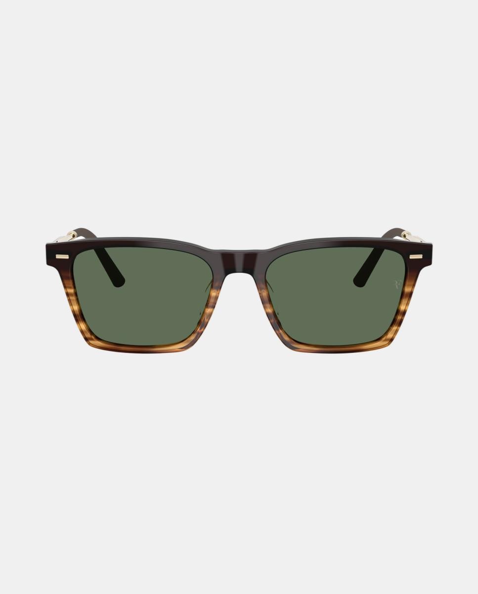 Imagen 0 de Gafas de sol OV5624SU R-19 unisex rectangular en acetato con lente polarizada Marrón