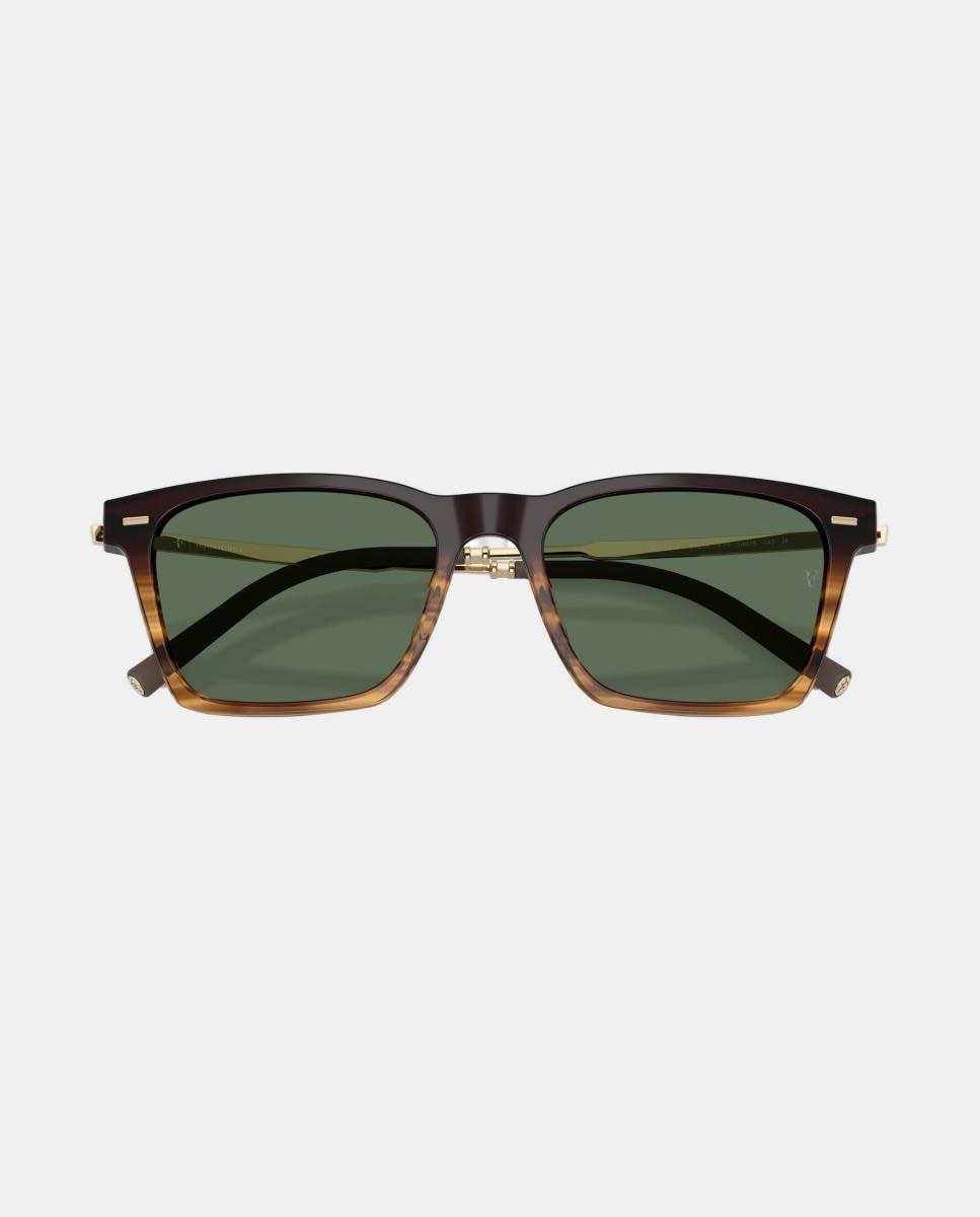 Gafas de sol OV5624SU R-19 unisex rectangular en acetato con lente polarizada - Oliver Peoples - Marrón Marrón-5