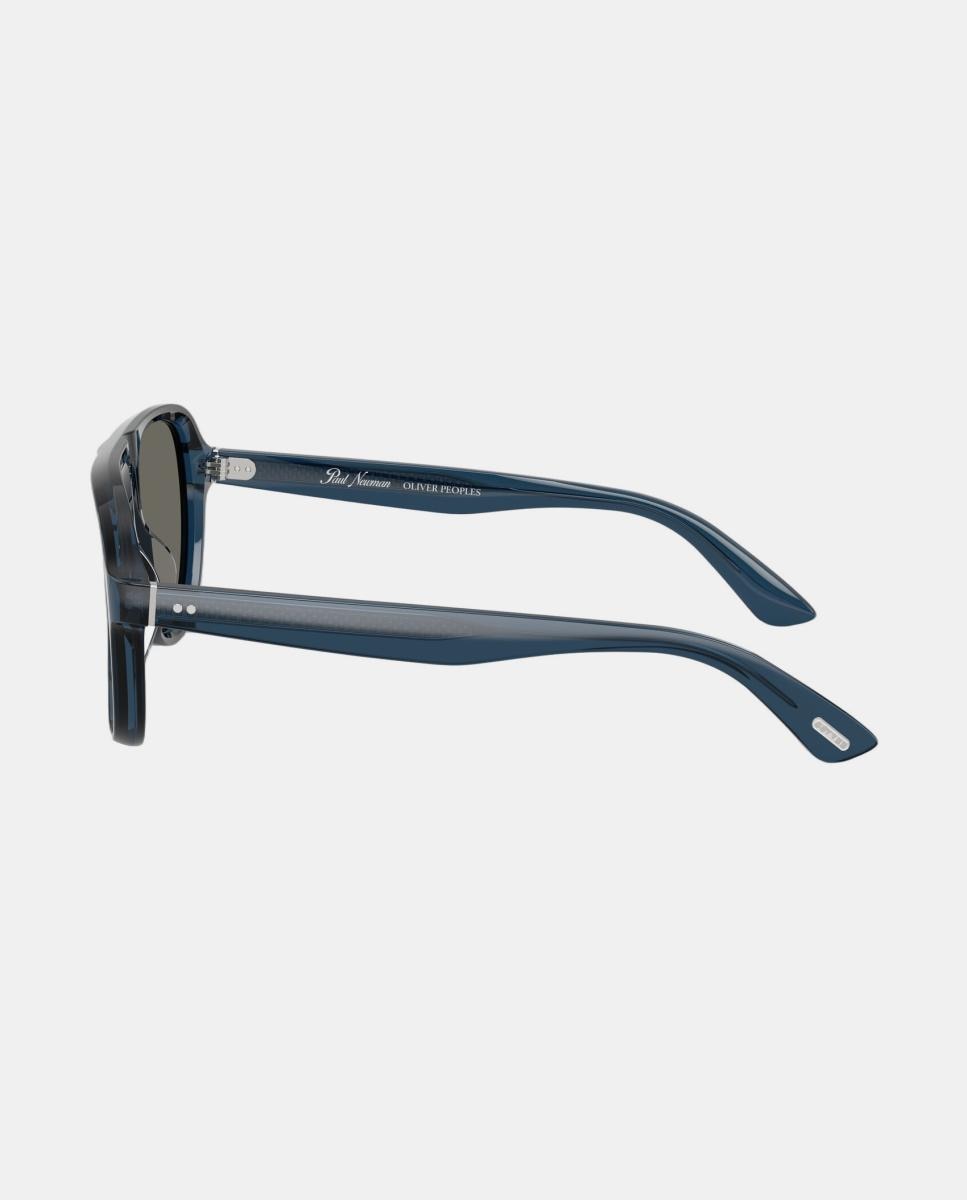 Gafas de sol OV5581SU PAUL NEWMAN SUN de hombre piloto en acetato - Oliver Peoples - Azul Azul-3