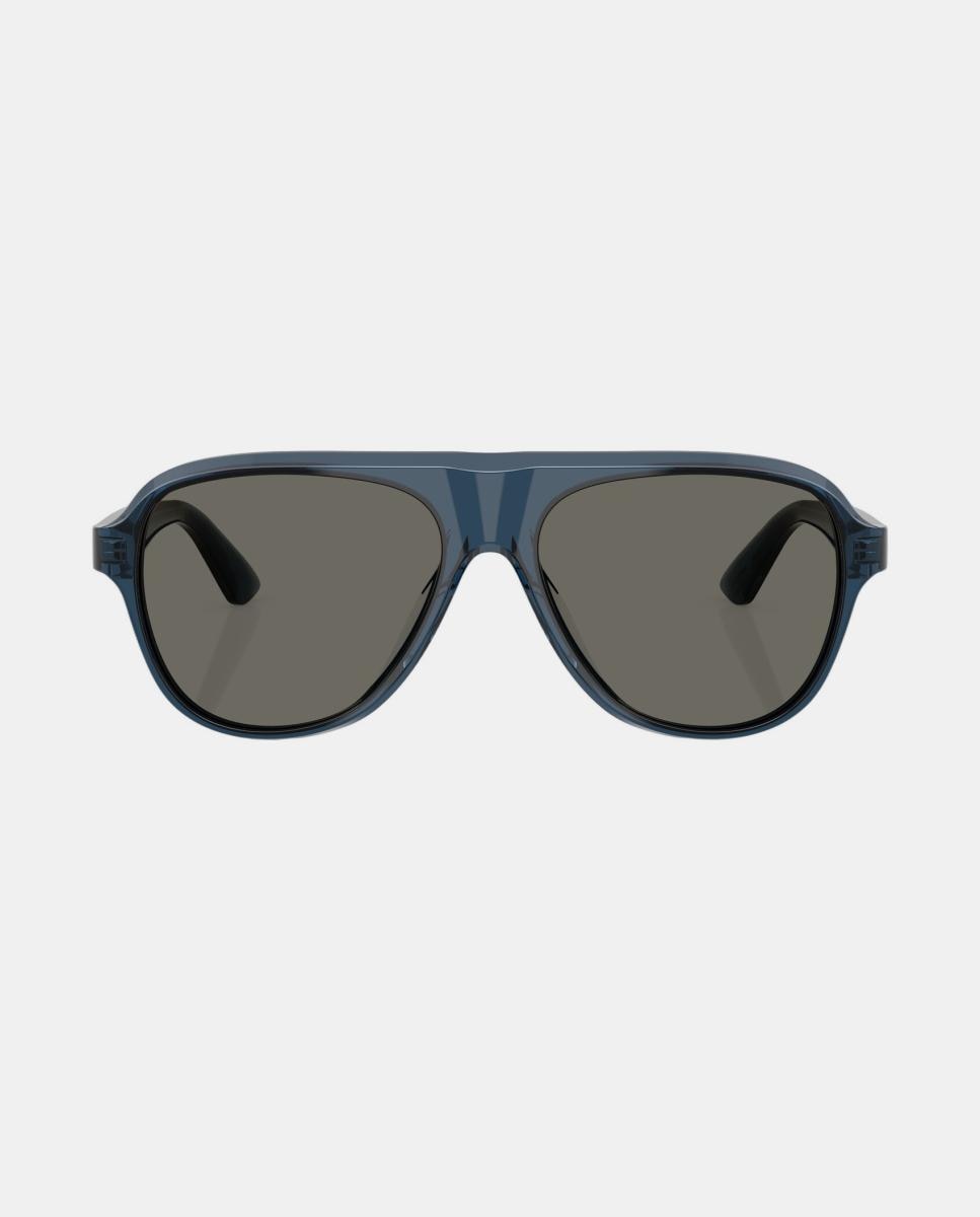Gafas de sol OV5581SU PAUL NEWMAN SUN de hombre piloto en acetato - Oliver Peoples - Azul Azul-4