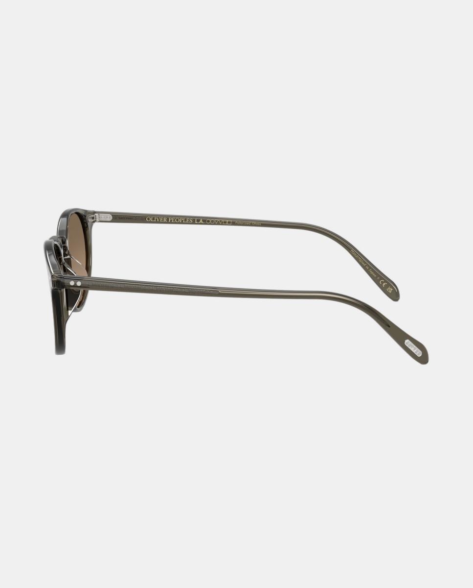 Gafas de sol OV5004SU RILEY SUN unisex ovalada en acetato con lente polarizada - Oliver Peoples - Marrón Marrón-3