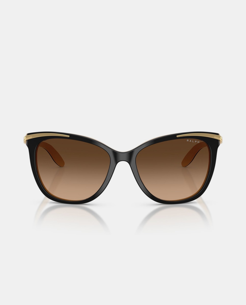 Gafas de sol RA5203 de mujer ojo de gato en acetato con lente degradada - Ralph Lauren - Negro Negro-4
