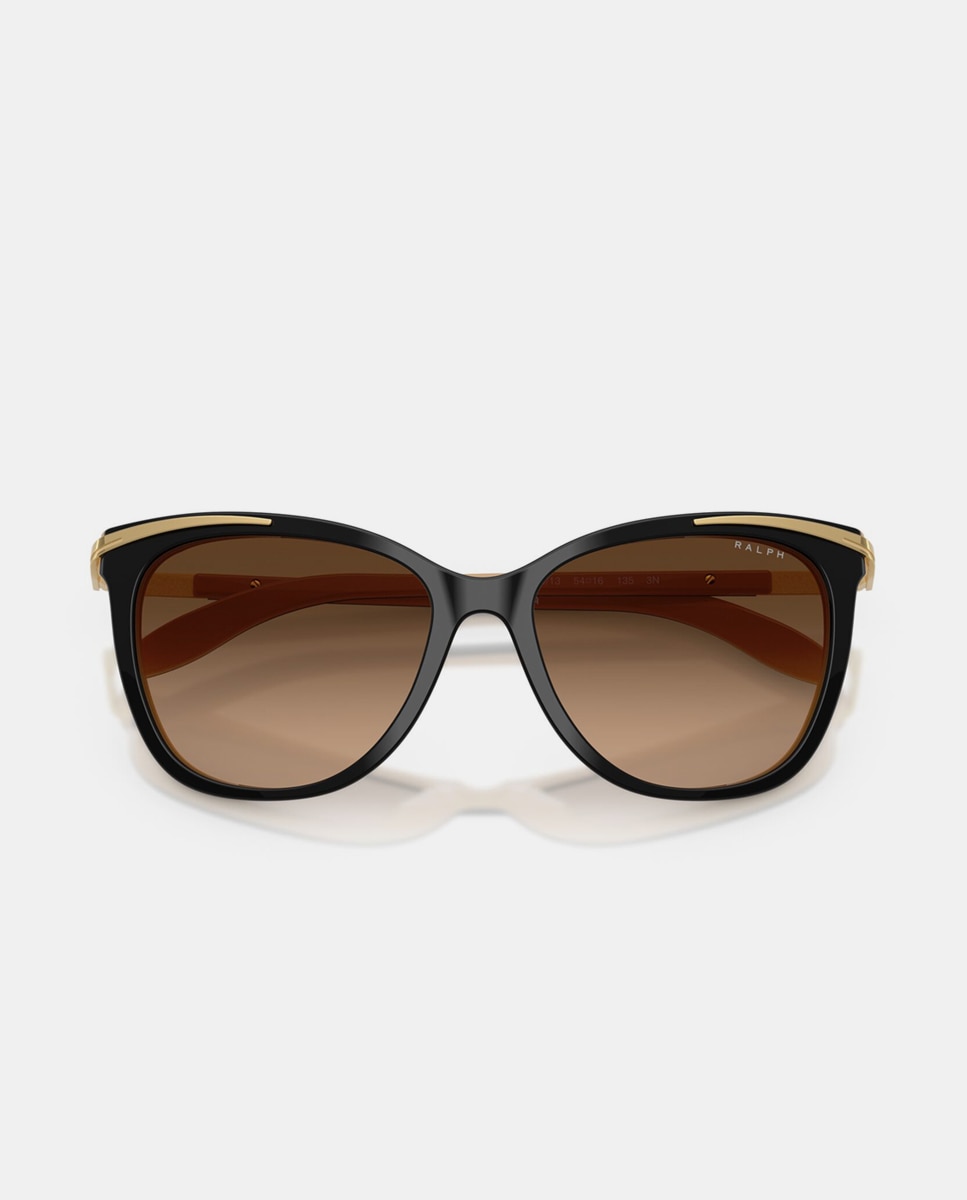 Gafas de sol RA5203 de mujer ojo de gato en acetato con lente degradada - Ralph Lauren - Negro Negro-5