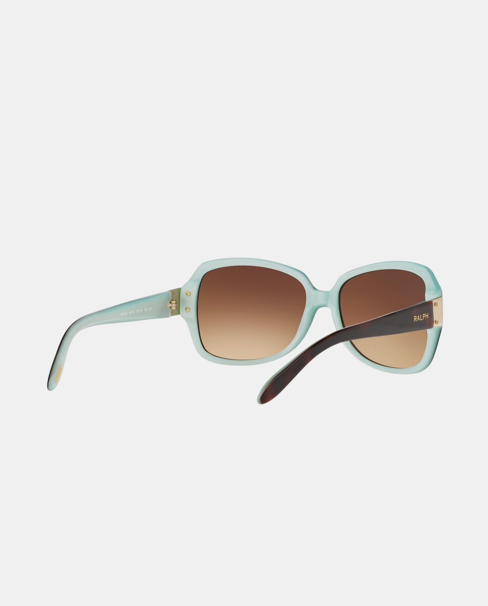 Imagen 6 de Gafas de sol RA5138 de mujer cuadrada en acetato con lente degradada - Ralph Lauren - Marrón Marrón