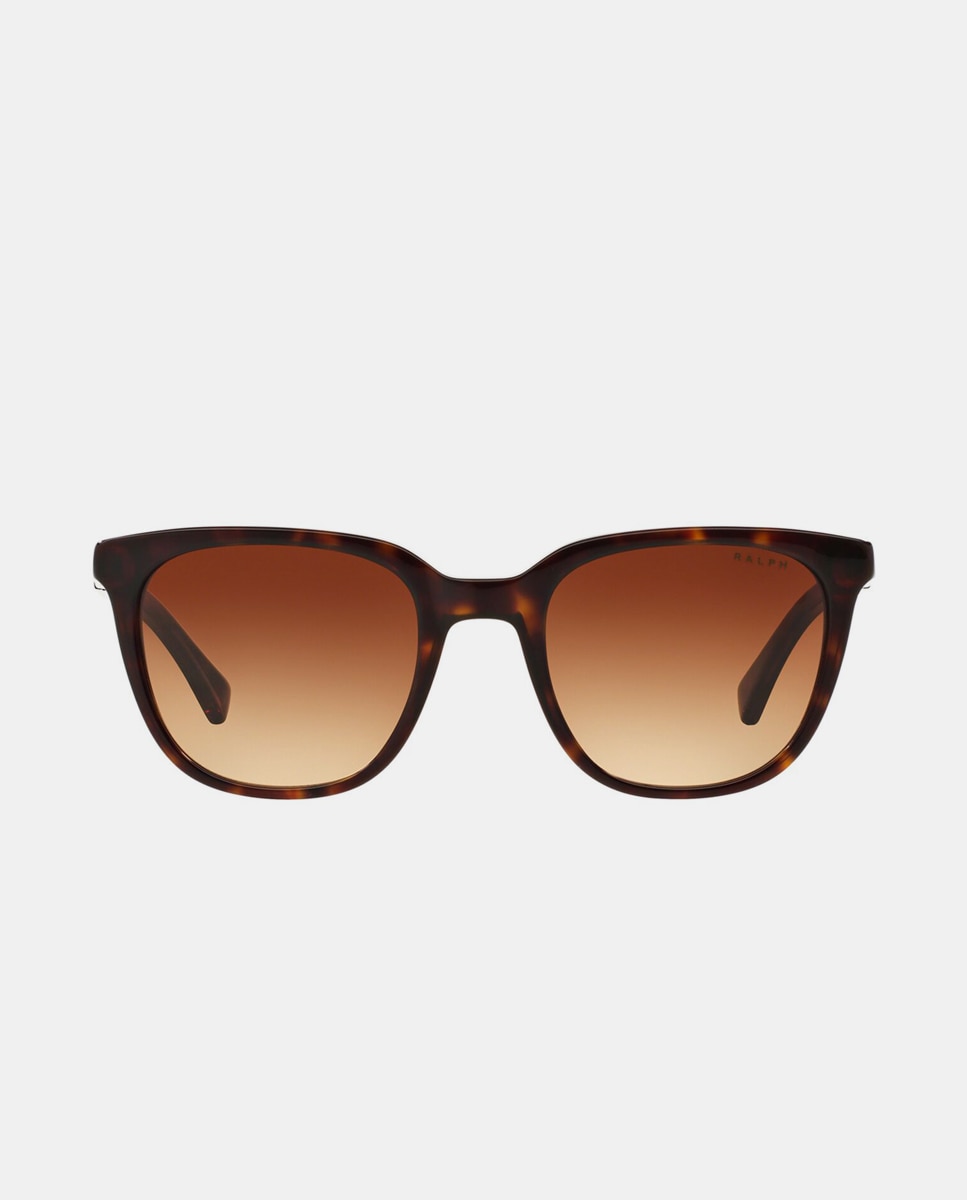 Gafas de sol RA5206 de mujer rectangular en acetato con lente degradada - Lauren Ralph Lauren - Marrón Marrón-1