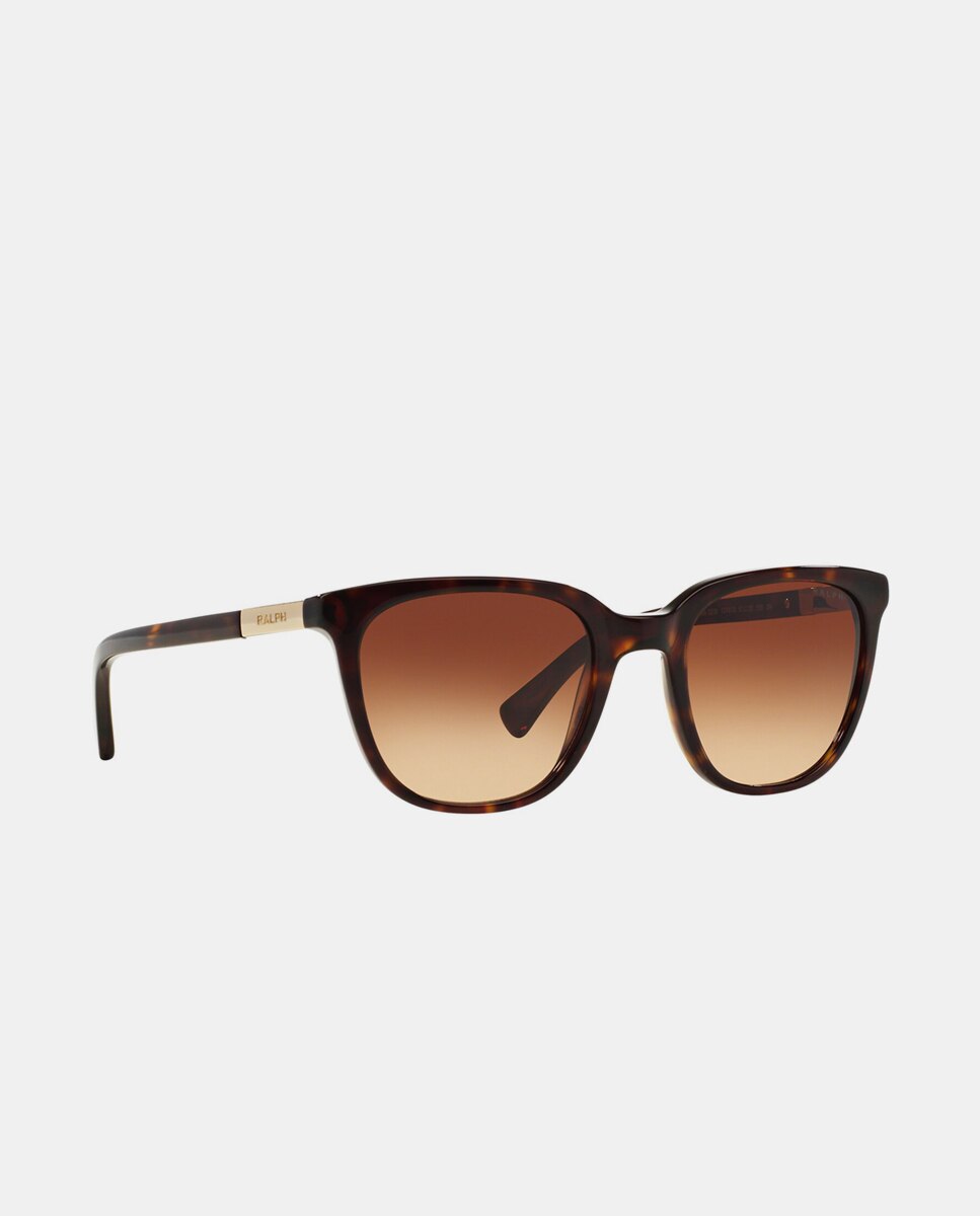 Gafas de sol RA5206 de mujer rectangular en acetato con lente degradada - Lauren Ralph Lauren - Marrón Marrón-2