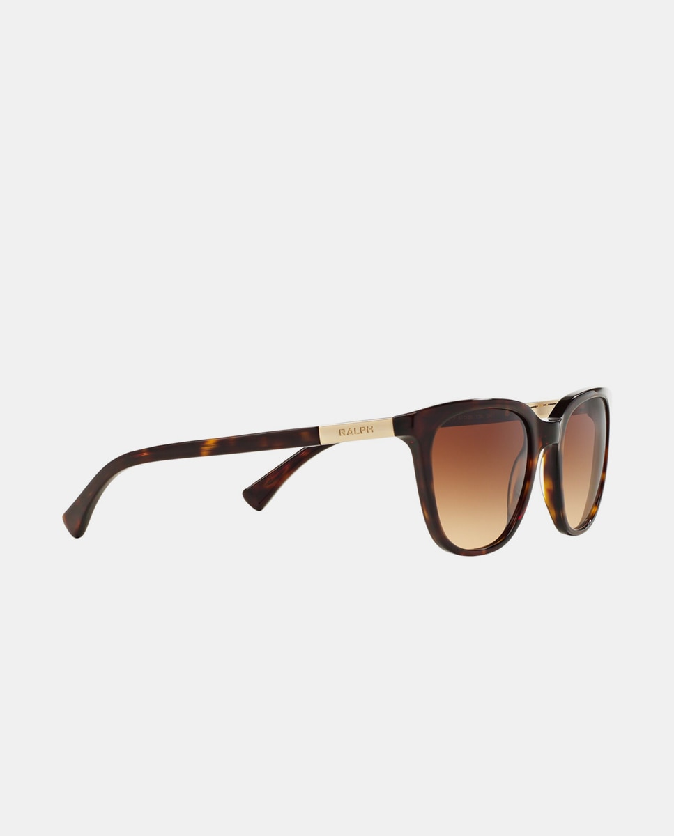 Gafas de sol RA5206 de mujer rectangular en acetato con lente degradada - Lauren Ralph Lauren - Marrón Marrón-3