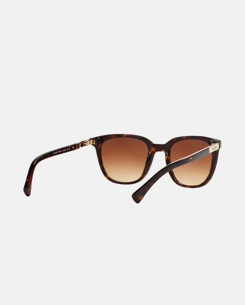 Gafas de sol RA5206 de mujer rectangular en acetato con lente degradada - Lauren Ralph Lauren - Marrón Marrón-6