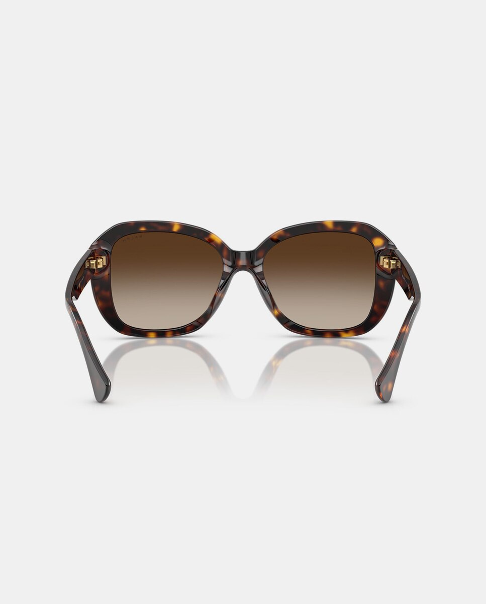 Gafas de sol RA5321U de mujer cuadrada en acetato con lente degradada - Ralph by Ralph Lauren - Marrón Marrón-6