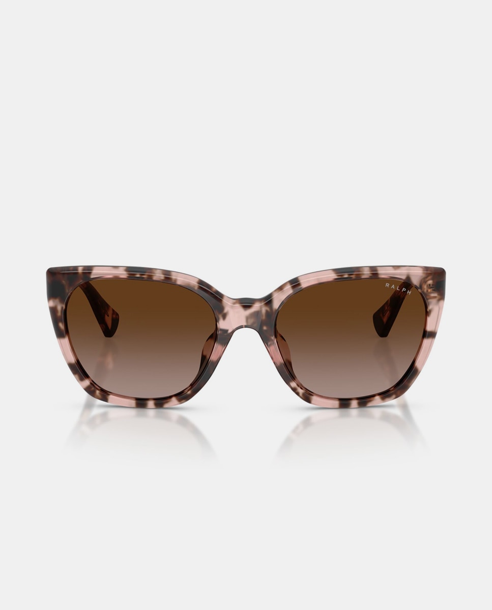 Imagen 4 de Gafas de sol RA5330U de mujer mariposa en acetato con lente degradada - Ralph Lauren - Marrón Marrón