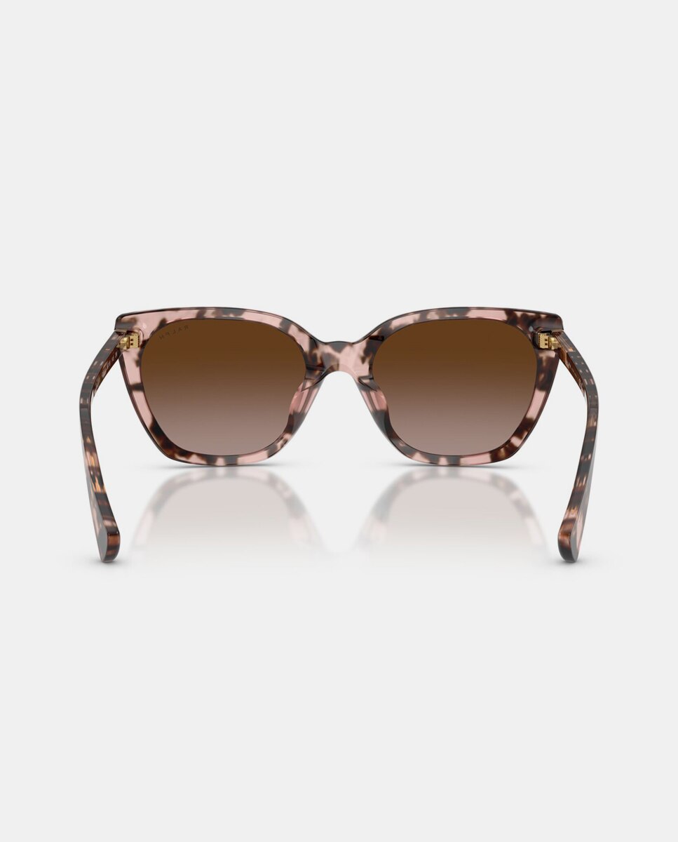 Imagen 6 de Gafas de sol RA5330U de mujer mariposa en acetato con lente degradada - Ralph Lauren - Marrón Marrón