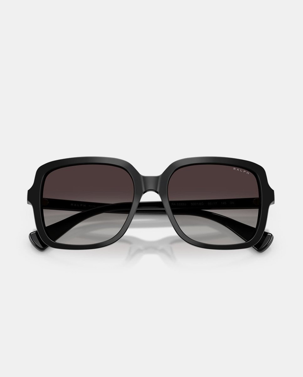 Imagen 5 de Gafas de sol RA5333U de mujer cuadrada en acetato con lente degradada - Ralph Lauren - Negro Negro