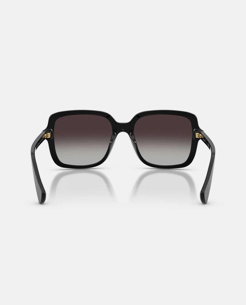 Imagen 6 de Gafas de sol RA5333U de mujer cuadrada en acetato con lente degradada - Ralph Lauren - Negro Negro