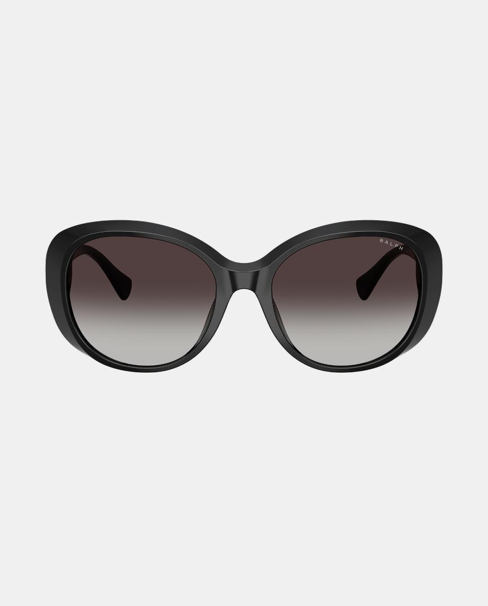 Imagen 0 de Gafas de sol RA5335U de mujer redonda en acetato con lente degradada Negro