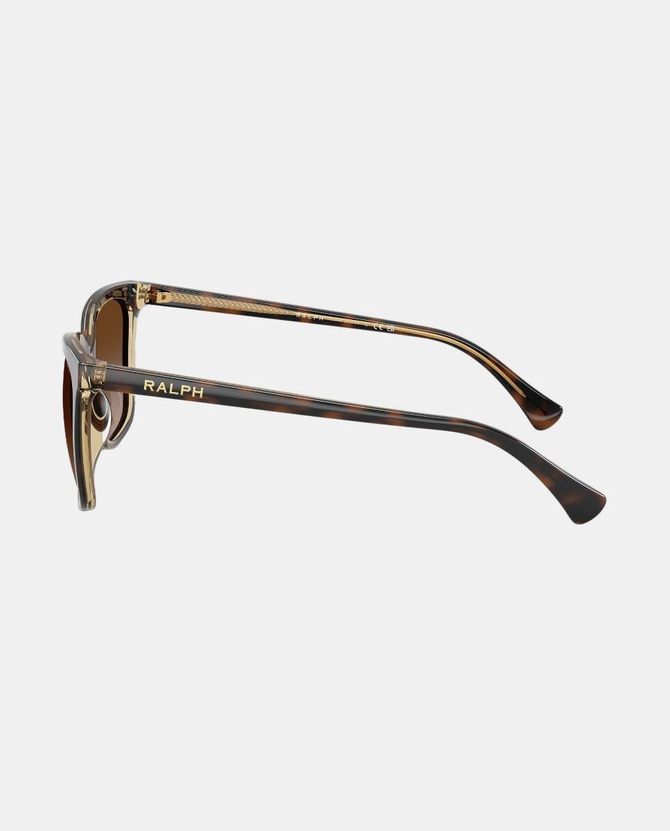 Gafas de sol RA5343U de mujer cuadrada en acetato con lente degradada - Ralph by Ralph Lauren - Marrón Marrón-3