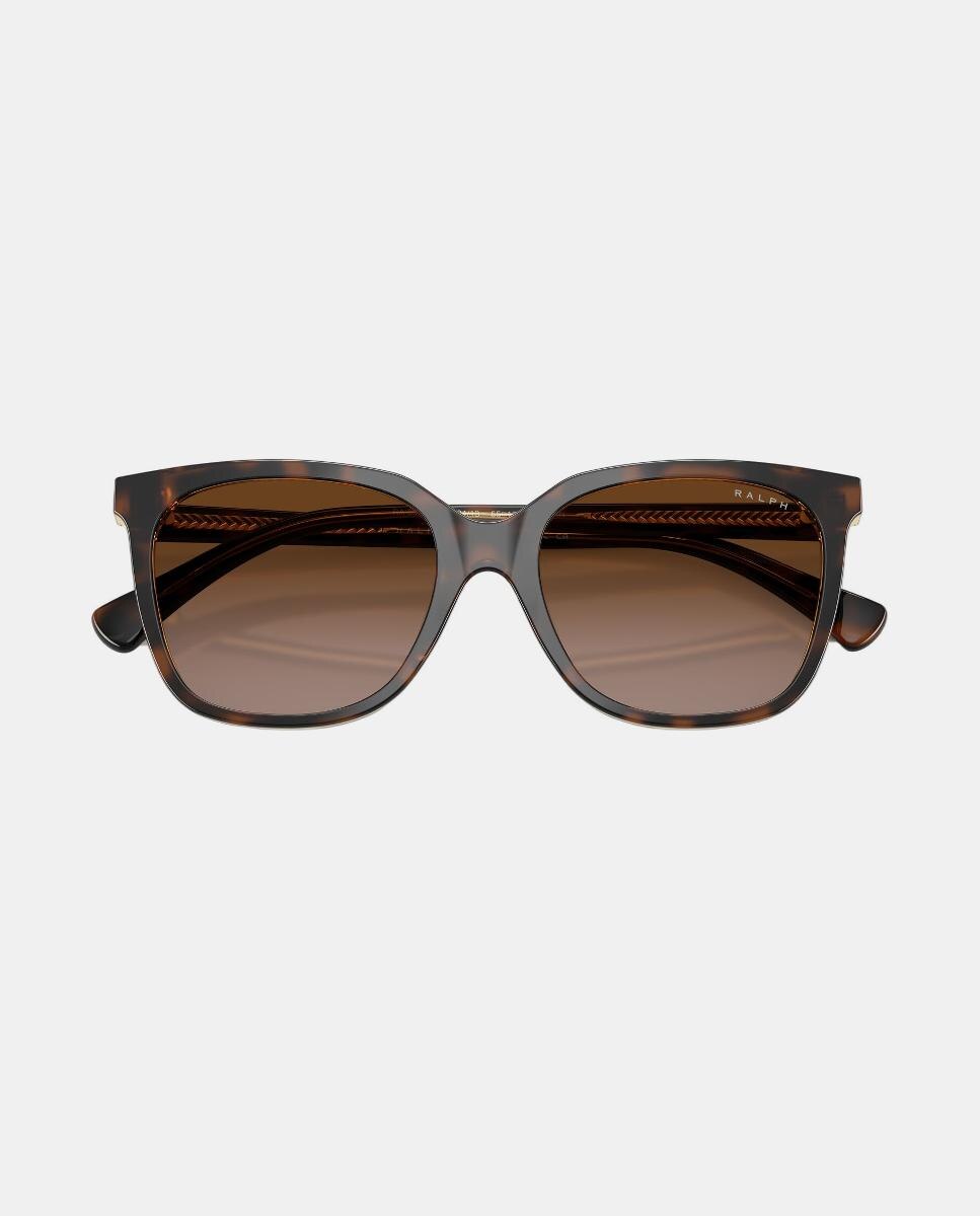 Gafas de sol RA5343U de mujer cuadrada en acetato con lente degradada - Ralph by Ralph Lauren - Marrón Marrón-4