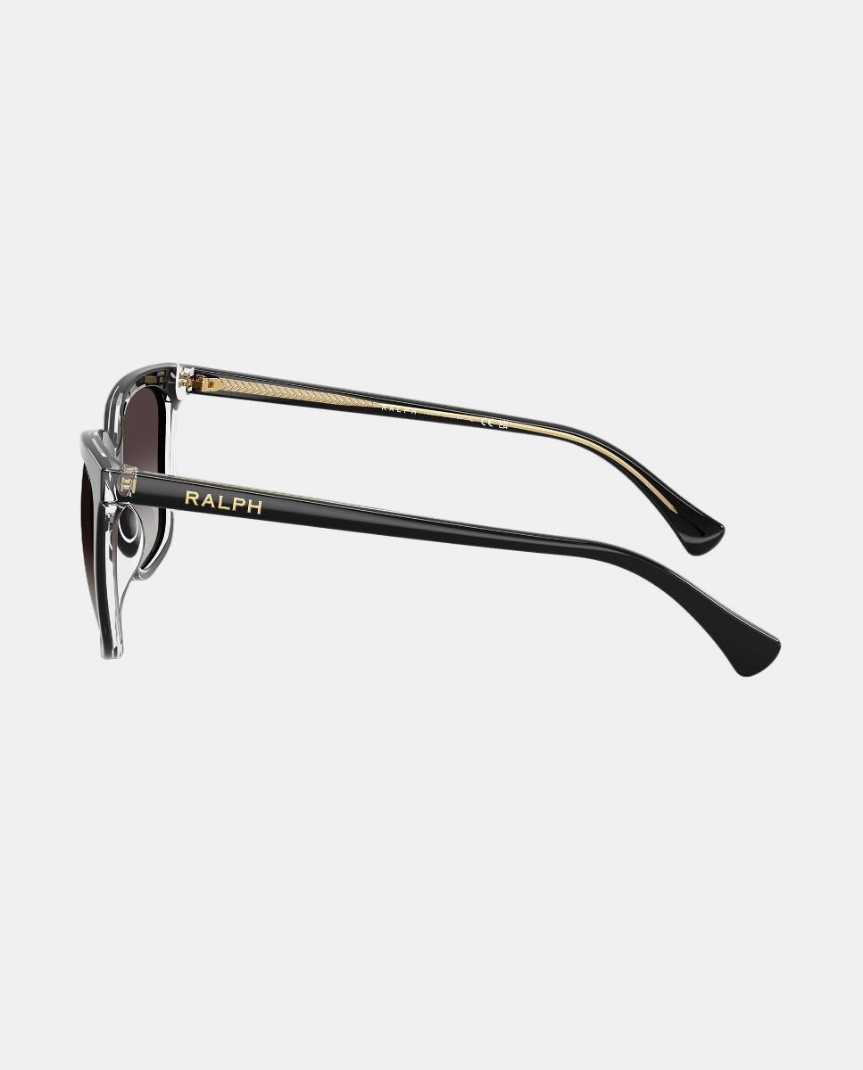 Gafas de sol RA5343U de mujer cuadrada en acetato con lente degradada - Ralph by Ralph Lauren - Negro Negro-3