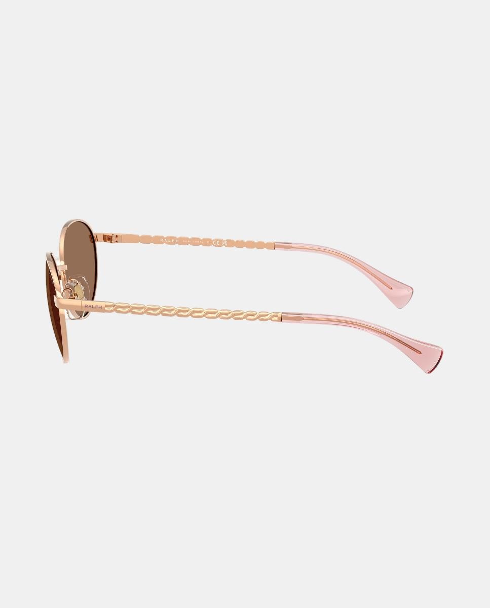 Gafas de sol RA4148 de mujer ovalada en metal - Ralph by Ralph Lauren - Rosa Rosa-3