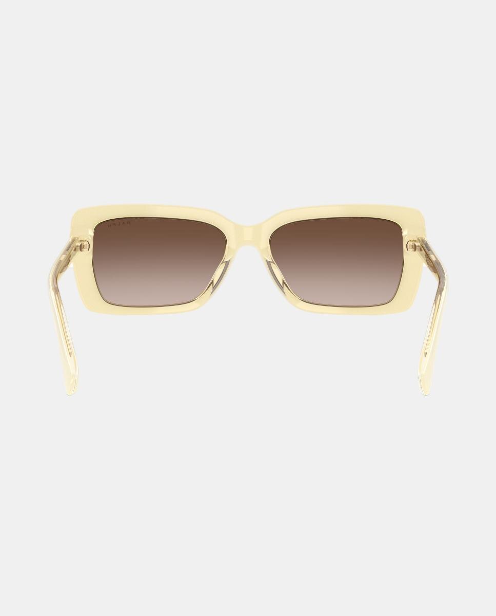 Gafas de sol RA5342U de mujer rectangular en acetato con lente degradada - Ralph by Ralph Lauren - Crema Crema-6