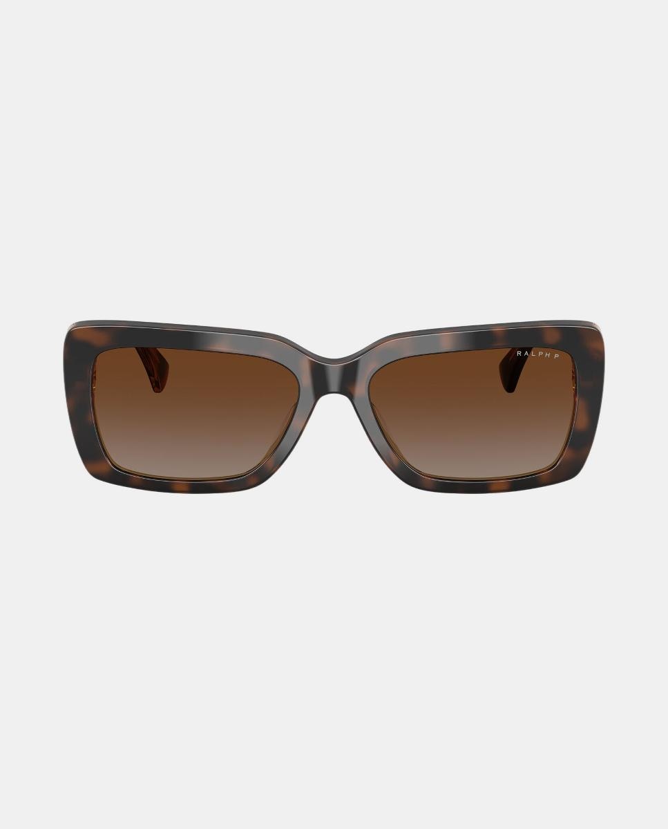 Imagen 0 de Gafas de sol RA5342U de mujer rectangular en acetato con lente polarizada Marrón