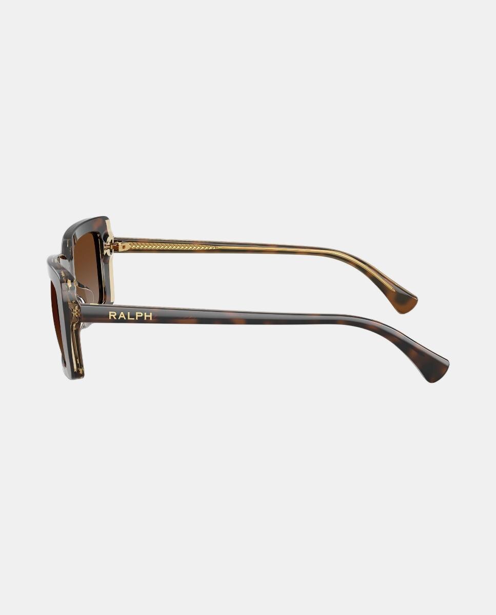 Gafas de sol RA5342U de mujer rectangular en acetato con lente polarizada - Ralph by Ralph Lauren - Marrón Marrón-3