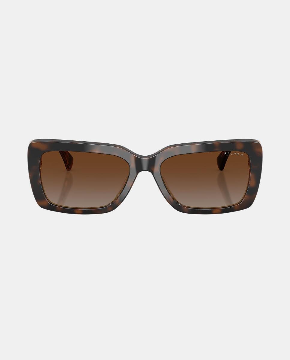 Gafas de sol RA5342U de mujer rectangular en acetato con lente polarizada - Ralph by Ralph Lauren - Marrón Marrón-4