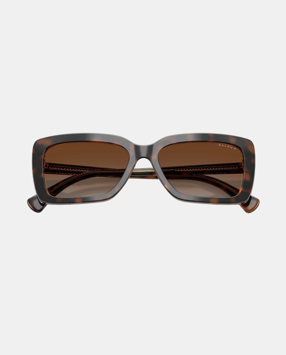 Gafas de sol RA5342U de mujer rectangular en acetato con lente polarizada - Ralph by Ralph Lauren - Marrón Marrón-5