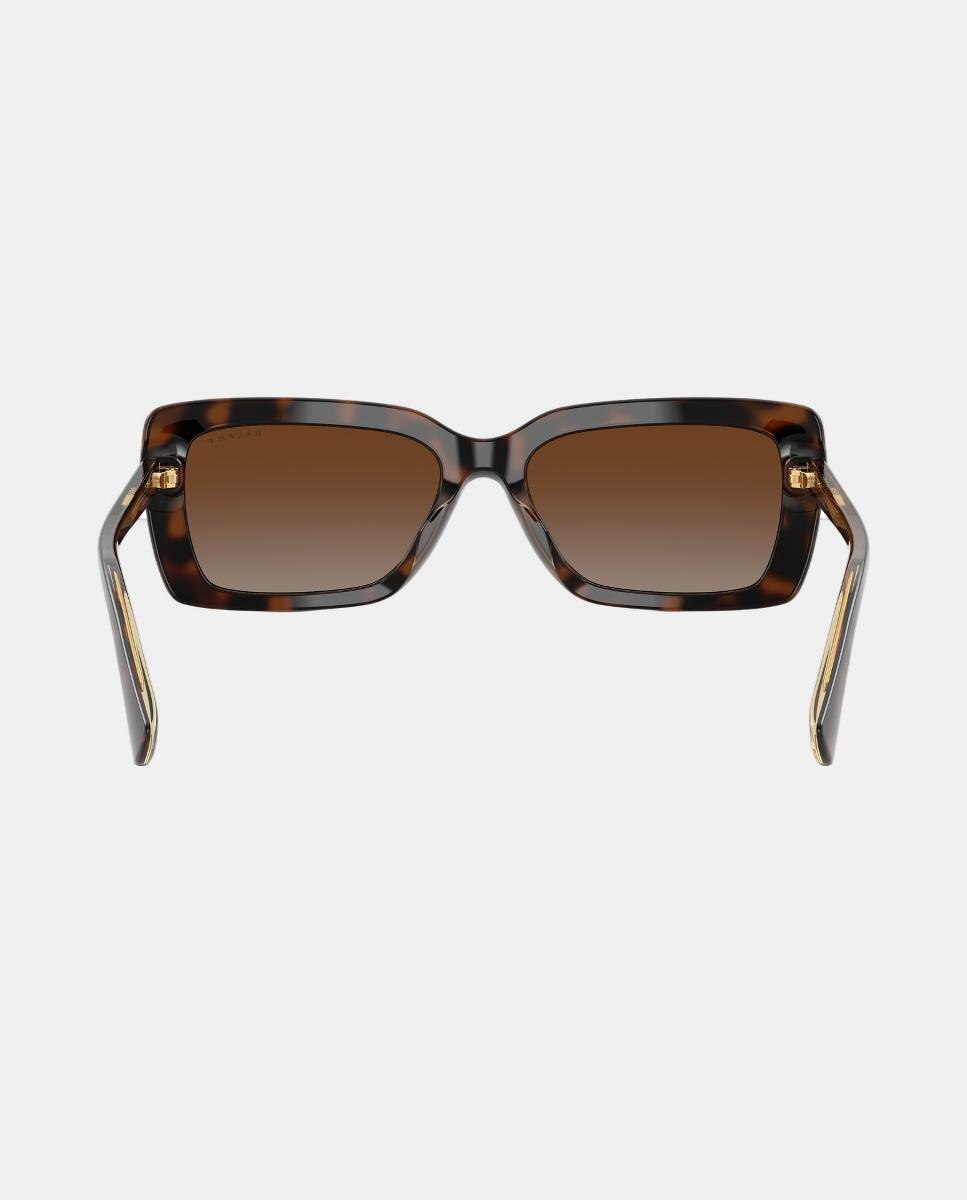 Gafas de sol RA5342U de mujer rectangular en acetato con lente polarizada - Ralph by Ralph Lauren - Marrón Marrón-6