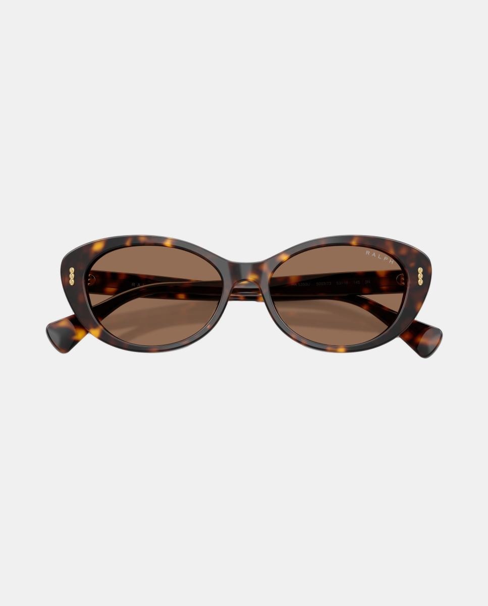 Gafas de sol RA5350U de mujer ovalada en acetato - Ralph by Ralph Lauren - Marrón Marrón-5