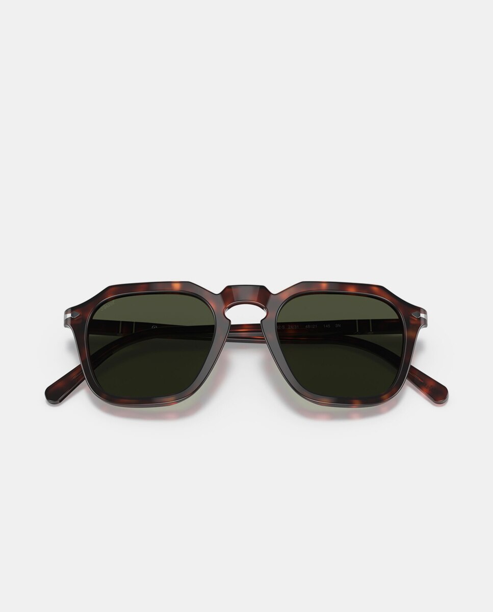 Gafas de sol PO3292S unisex cuadrada en acetato - Persol - Marrón Marrón-5
