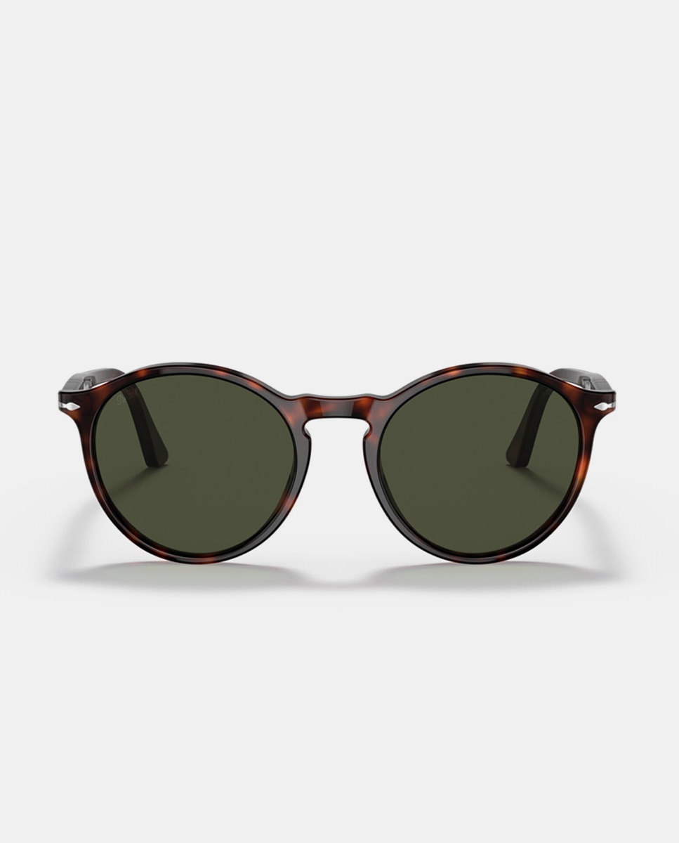 Imagen 4 de Gafas de sol PO3285S unisex redonda en acetato - Persol - Marrón Marrón