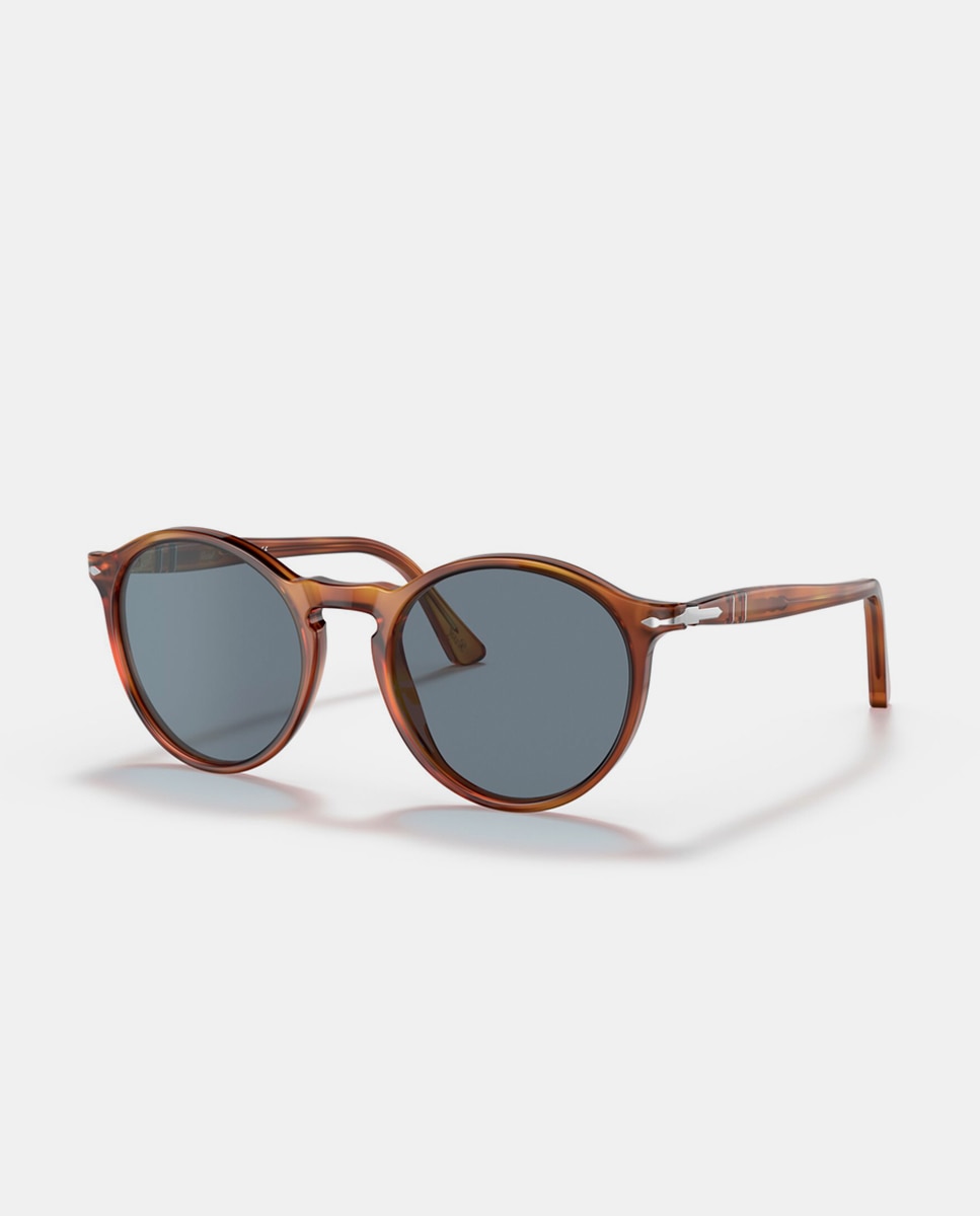 Imagen 2 de Gafas de sol PO3285S unisex redonda en acetato - Persol - Marrón Marrón