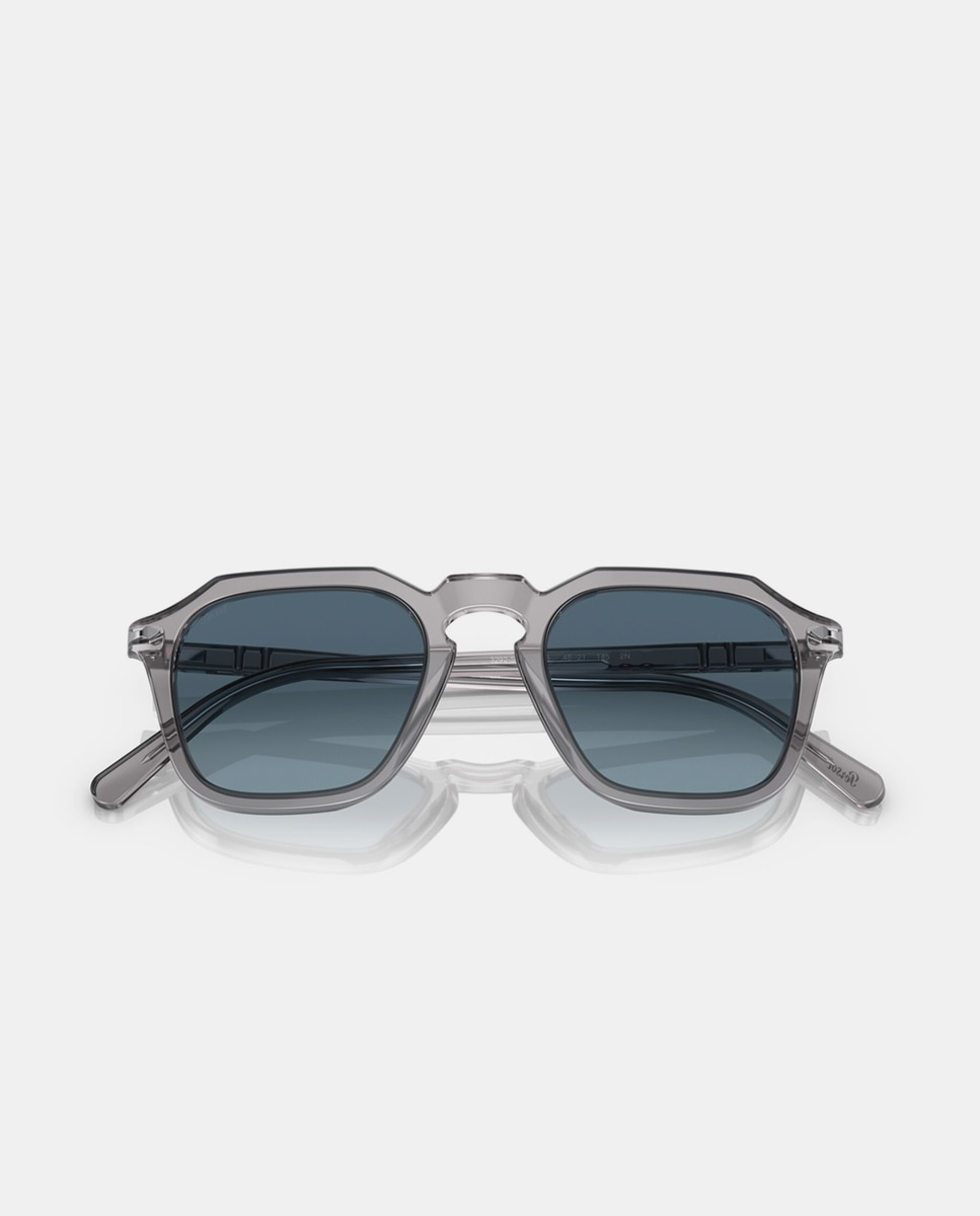 Gafas de sol PO3292S unisex cuadrada en acetato con lente degradada - Persol - Gris Gris-5