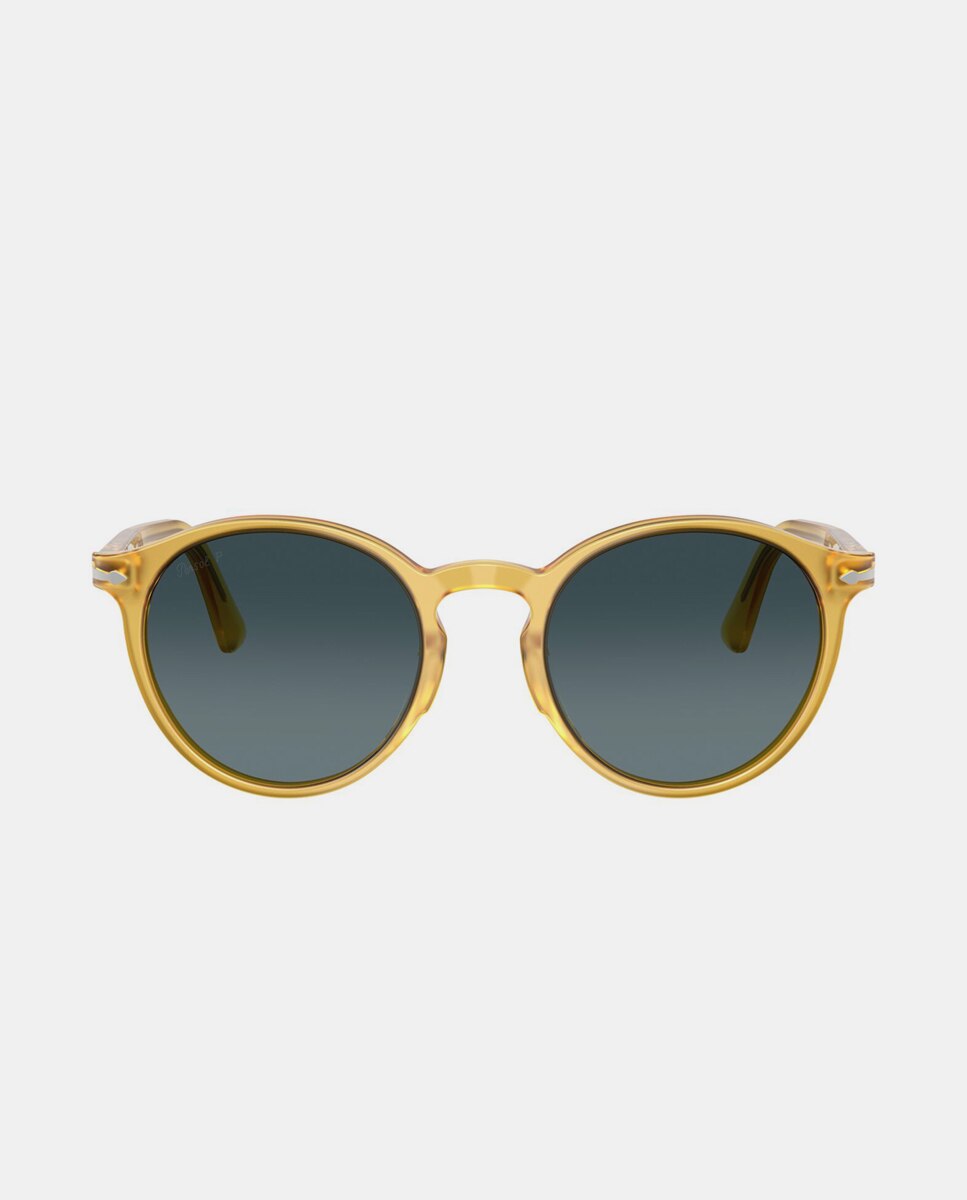 Imagen 0 de Gafas de sol PO3171S de hombre ovalada en acetato con lente polarizada Marrón claro