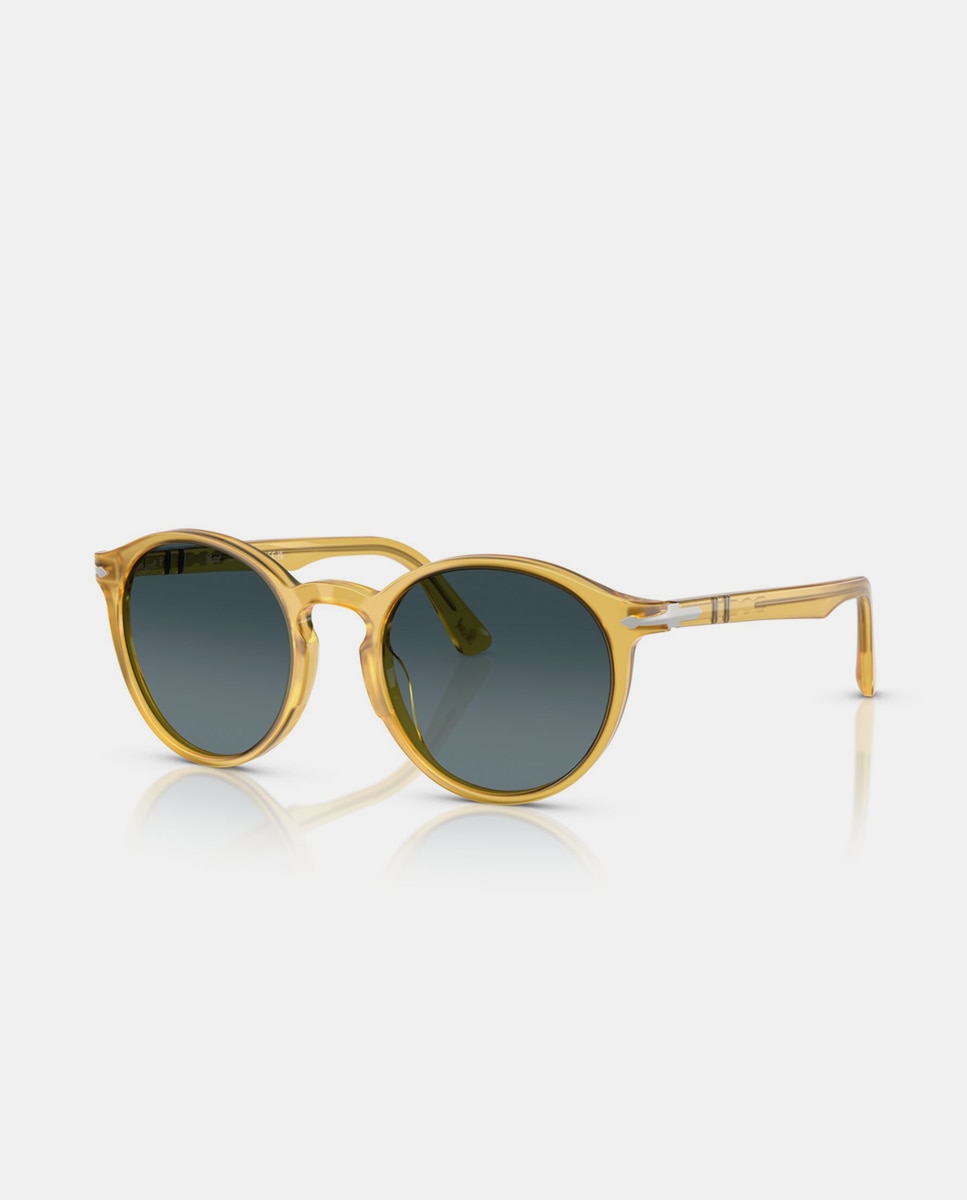 Imagen 2 de Gafas de sol PO3171S de hombre ovalada en acetato con lente polarizada - Persol - Marrón claro Marrón claro