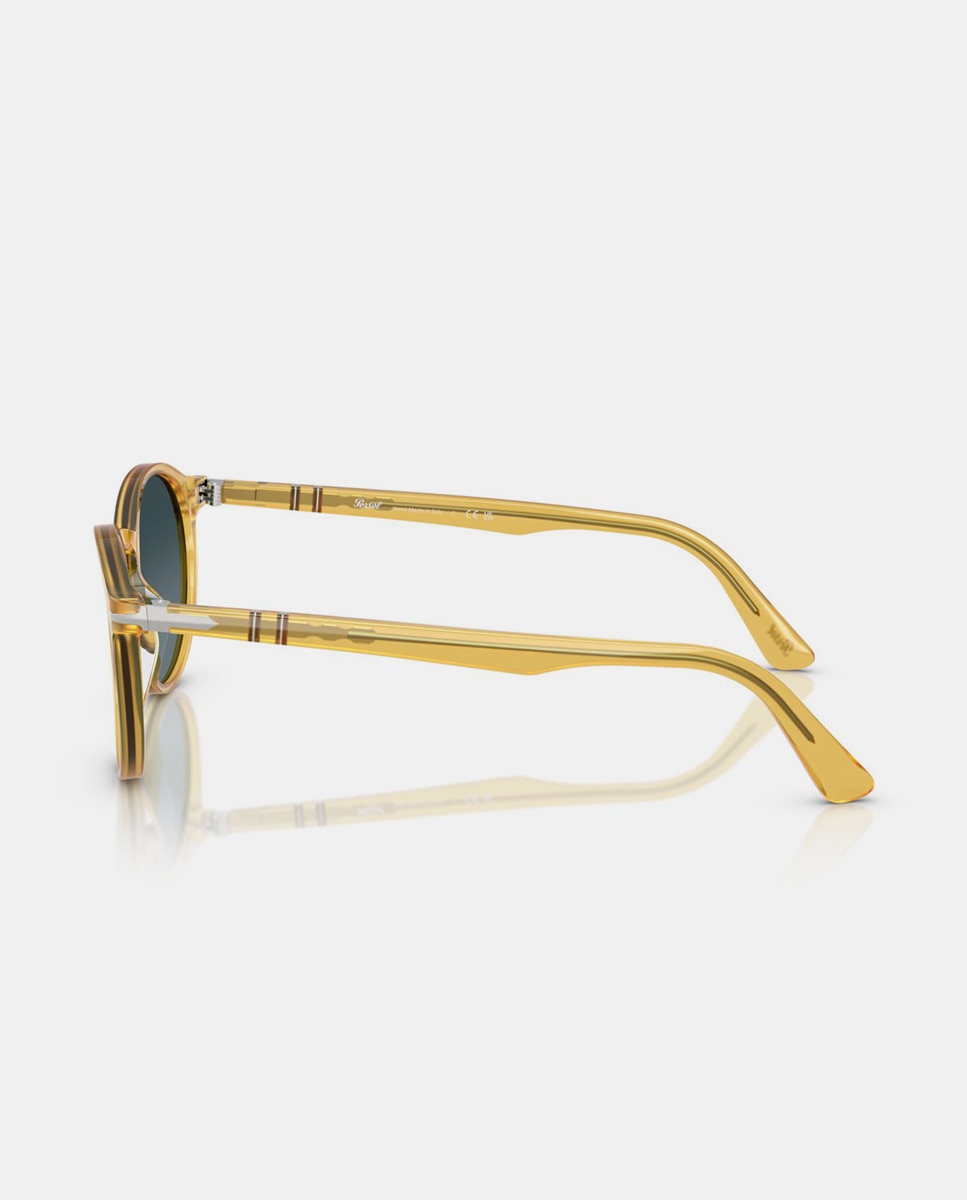 Imagen 3 de Gafas de sol PO3171S de hombre ovalada en acetato con lente polarizada - Persol - Marrón claro Marrón claro