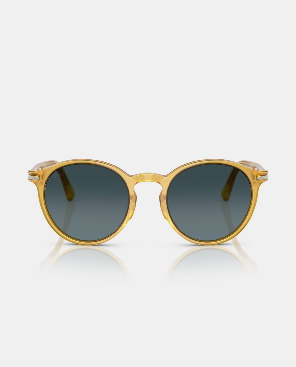 Imagen 4 de Gafas de sol PO3171S de hombre ovalada en acetato con lente polarizada - Persol - Marrón claro Marrón claro