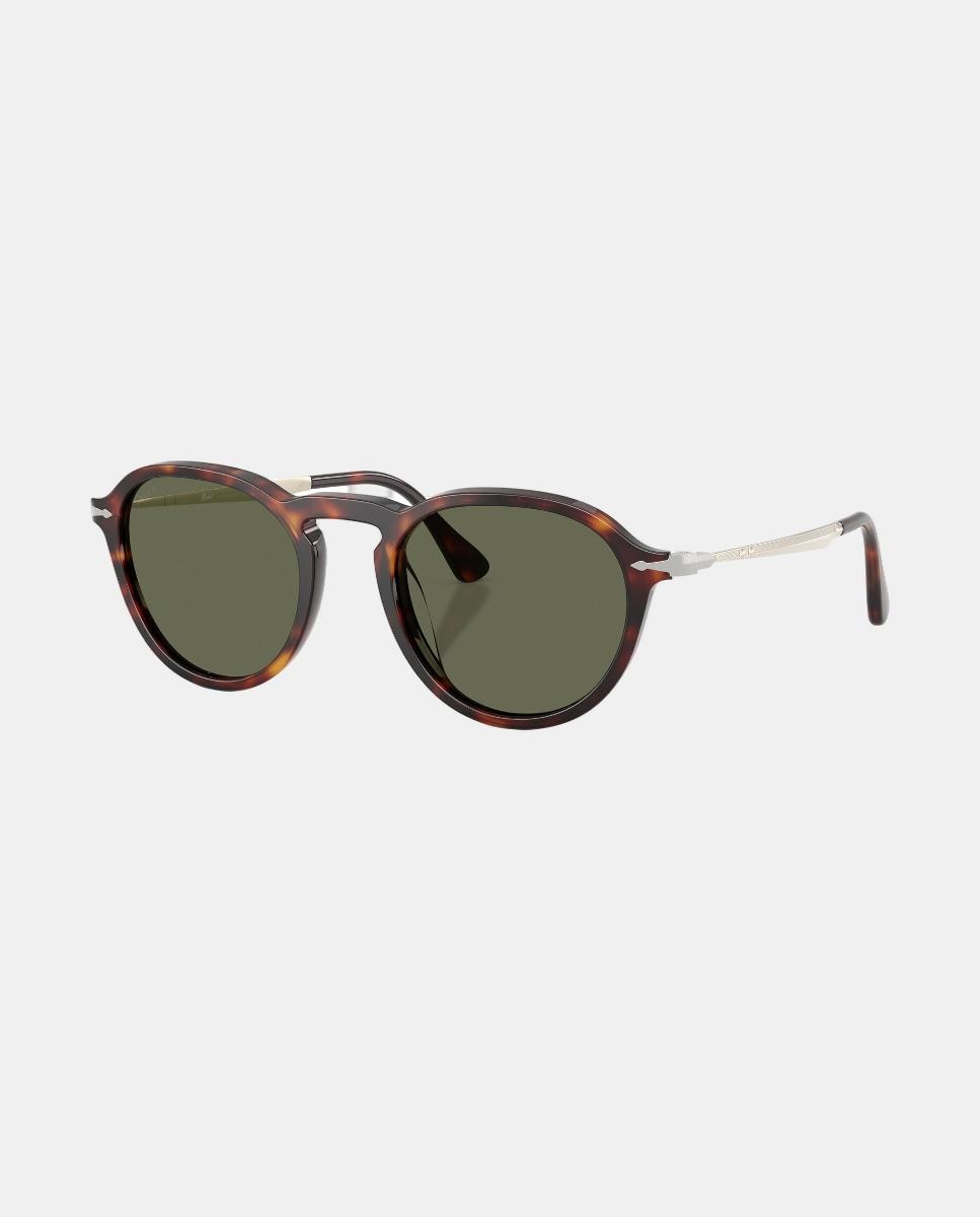 Gafas de sol PO3383S unisex ovalada en acetato con lente polarizada - Persol - Marrón Marrón-2