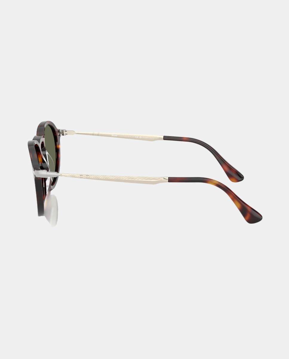 Gafas de sol PO3383S unisex ovalada en acetato con lente polarizada - Persol - Marrón Marrón-3