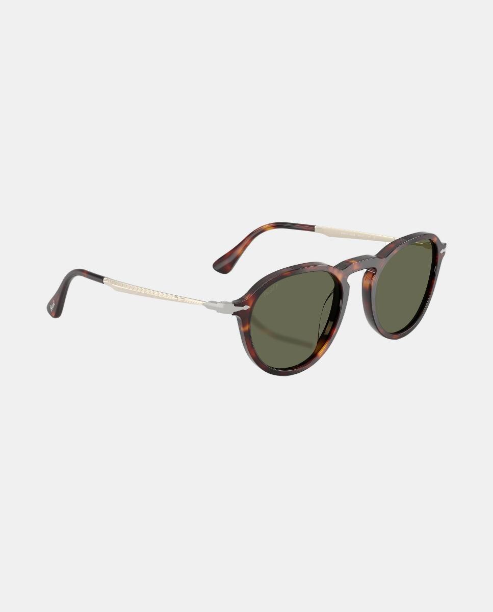 Gafas de sol PO3383S unisex ovalada en acetato con lente polarizada - Persol - Marrón Marrón-7
