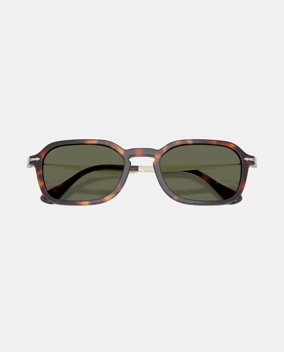 Gafas de sol PO3381S unisex ovalada en acetato con lente polarizada - Persol - Marrón Marrón-5