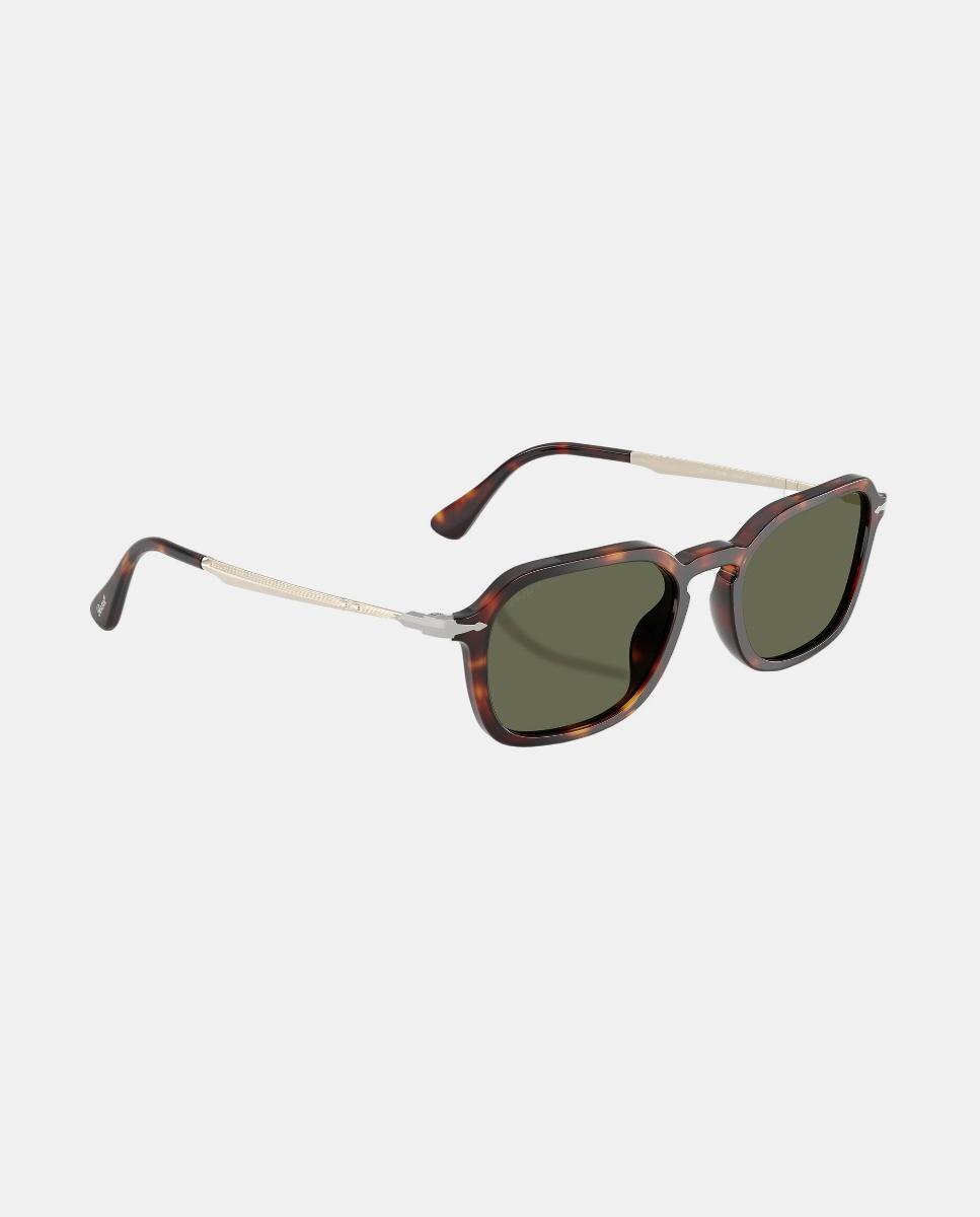 Gafas de sol PO3381S unisex ovalada en acetato con lente polarizada - Persol - Marrón Marrón-7