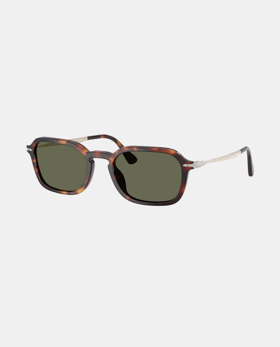 Gafas de sol PO3381S unisex ovalada en acetato con lente polarizada - Persol - Marrón Marrón-8