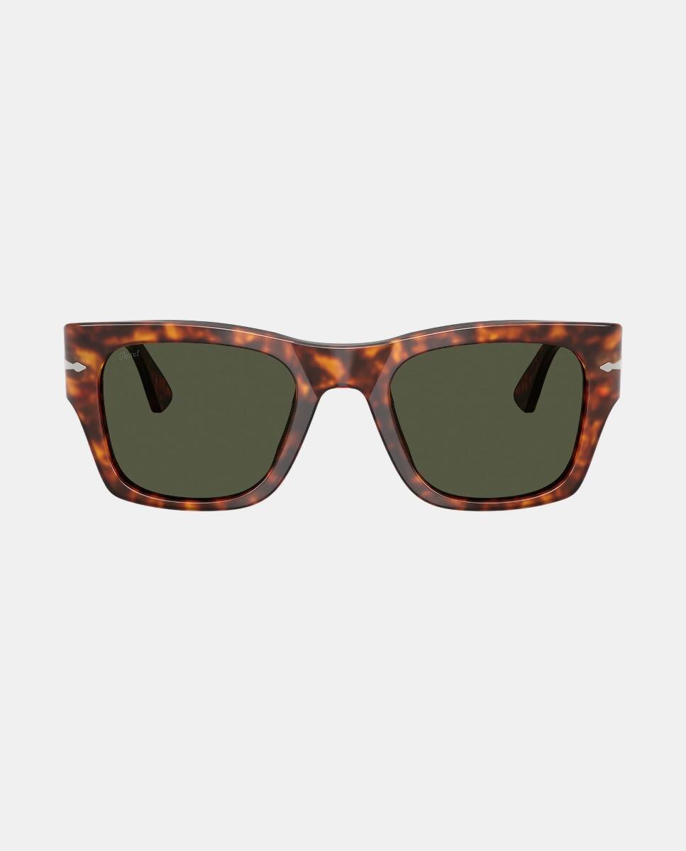 Gafas de sol PO3384S unisex cuadrada en acetato - Persol - Marrón Marrón-1