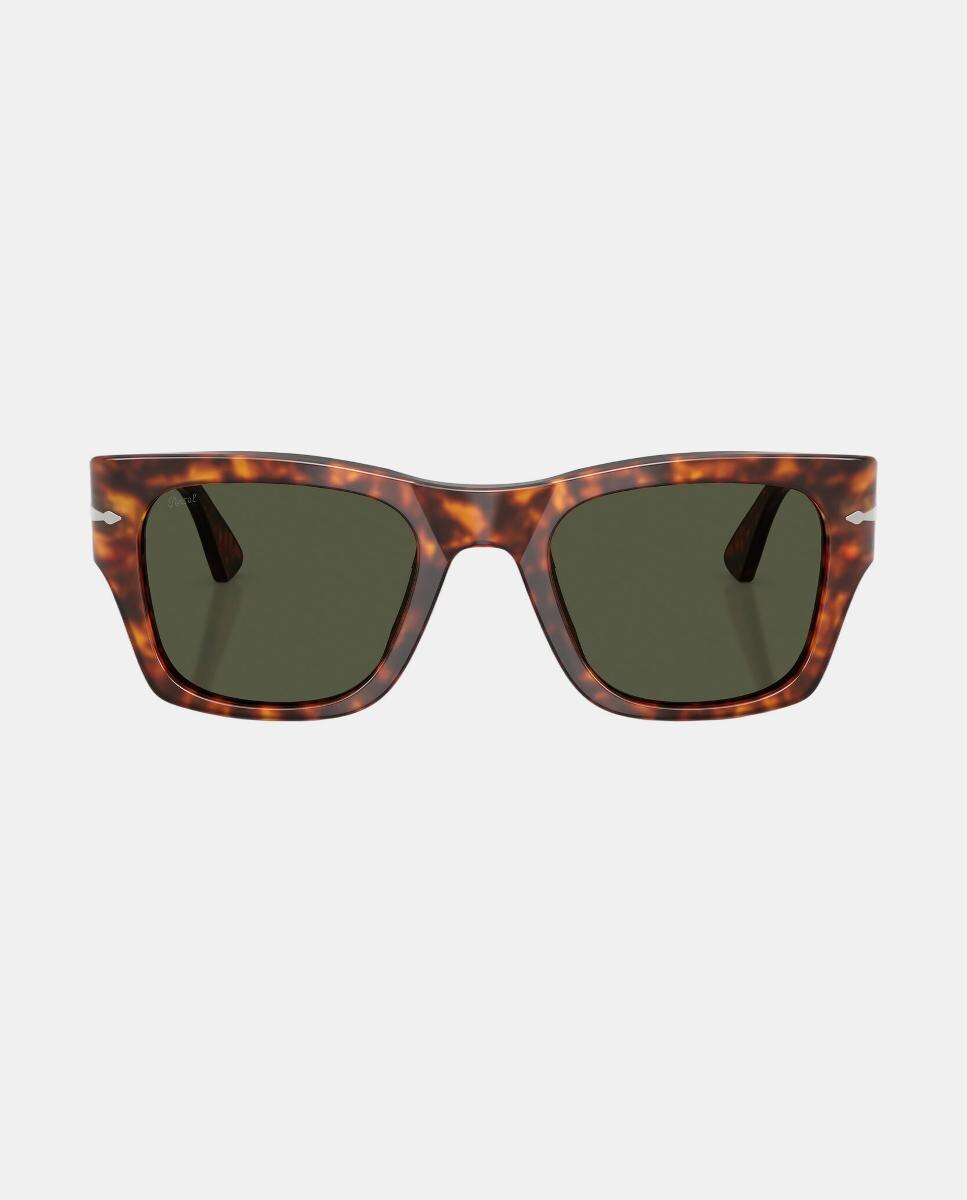 Gafas de sol PO3384S unisex cuadrada en acetato - Persol - Marrón Marrón-4