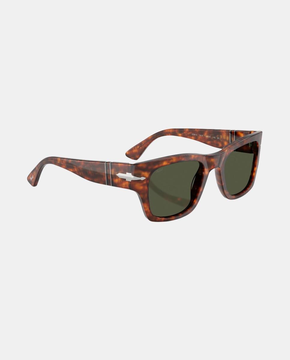 Gafas de sol PO3384S unisex cuadrada en acetato - Persol - Marrón Marrón-7